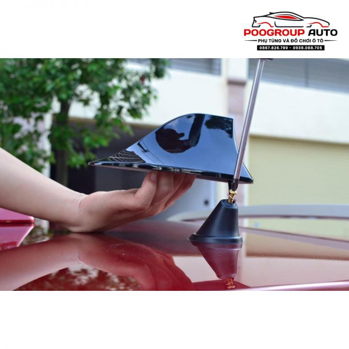 Ăng ten vây cá mập thông minh tiện lợi dành cho ô tô xe hơi phong cách thể thao phụ kiện nội thất ô tô Poogroup