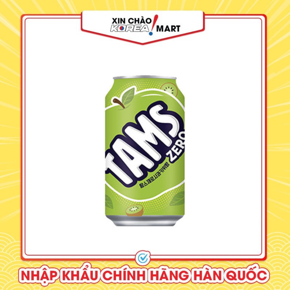 Nước Tams vị kiwi táo 355ml Xin chào Korea Mart