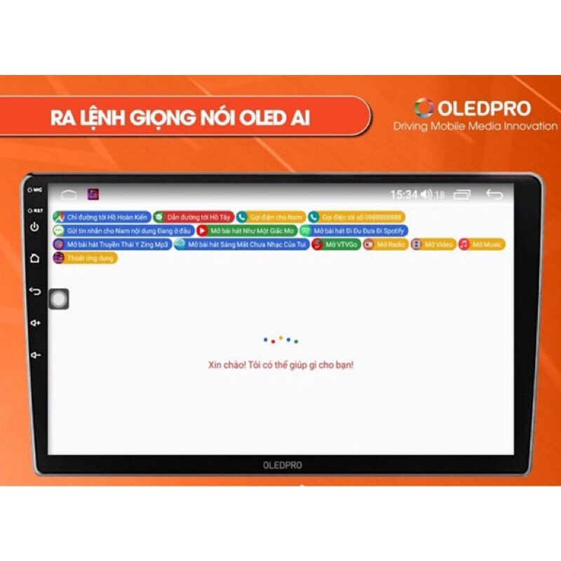 Màn liền camera 360 O-LED PRO X.4S 9 inch Ram 4G-Rom 32g Chip 8 Nhân đa chức năng, 4 mắt cam sonny sắc nét,Bh 18 Tháng