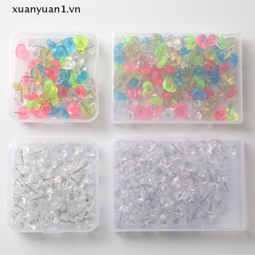 Set 50 / 100 Ghim Bấm Nhiều Màu Sắc Tiện Dụng