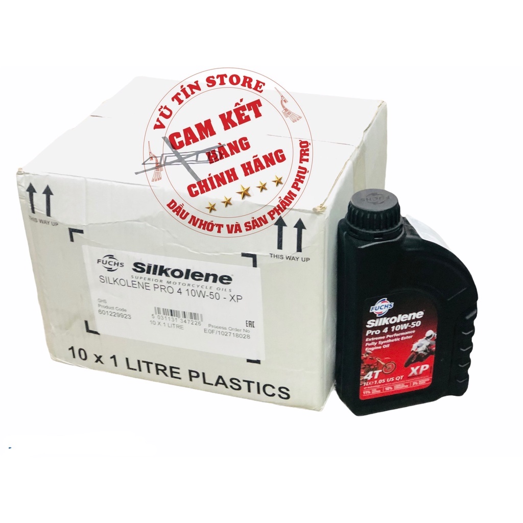 Thùng Dầu Nhớt Động Cơ Fuchs Silkolene Pro 4 XP 10W-50