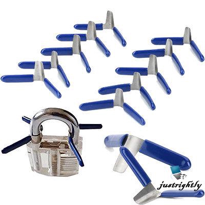 Jry₪10pcs Padlock Shim Picks Set Lock Pick Accessories Set Tools Lock Home Tools