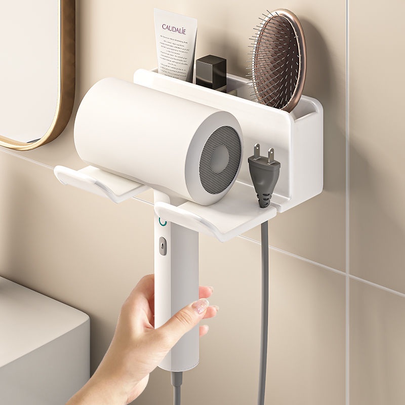 Giá Đỡ Máy Sấy Tóc Gắn Tường Không Cần Đục Lỗ Thông Dụng Cho Mọi Người Mẫu