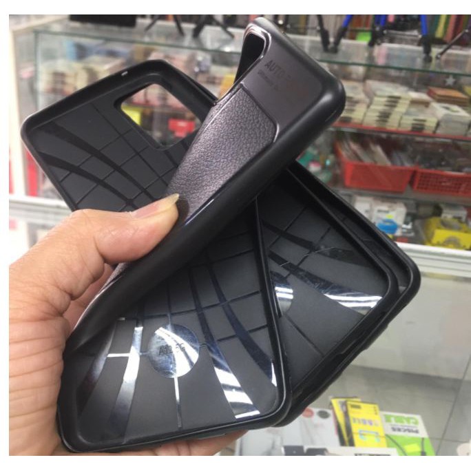 Ốp lưng Samsung Galaxy A32/A52 dẻo giả da Auto Focus chống bám vân tay