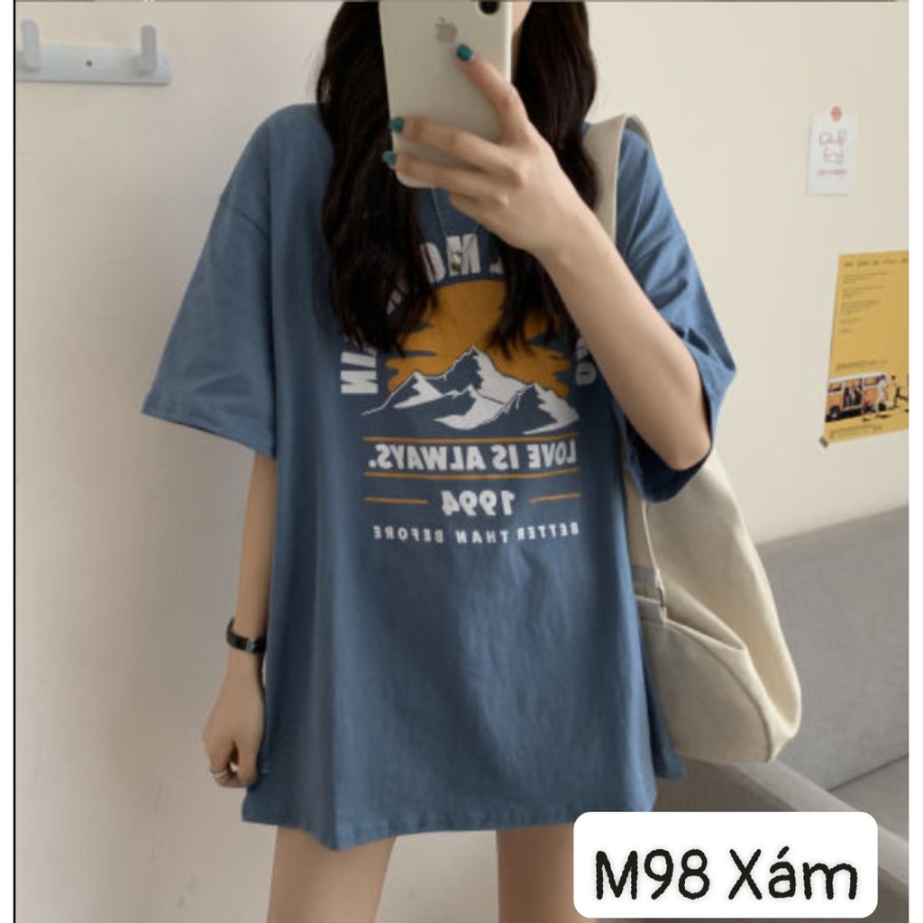 Áo Thun Form Rộng Giấu Quần 🔺FREESHIP🔺 Áo phông nữ form rộng giấu quần, mặc như đầm được Mã: M98 | BigBuy360 - bigbuy360.vn