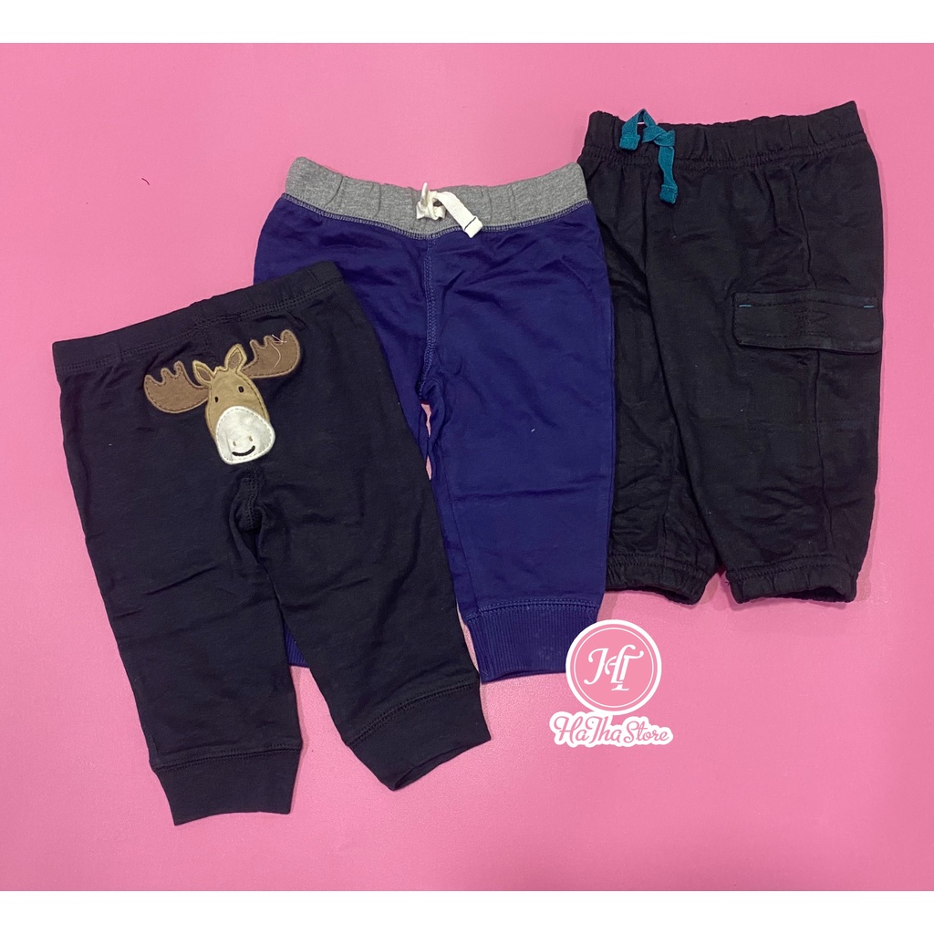 Set quần dài C'4RT£R cho bé trai sơ sinh giao mẫu ngẫu nhiên