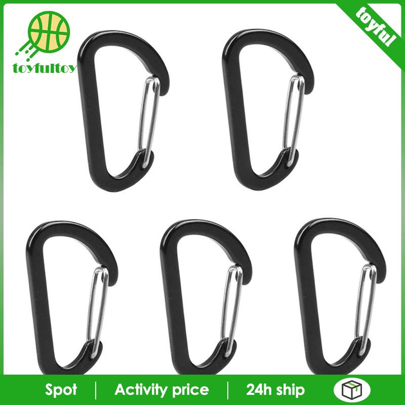 Set 5 Móc Khóa Chữ D Chống Gỉ Sét Chuyên Dụng Cho Câu Cá