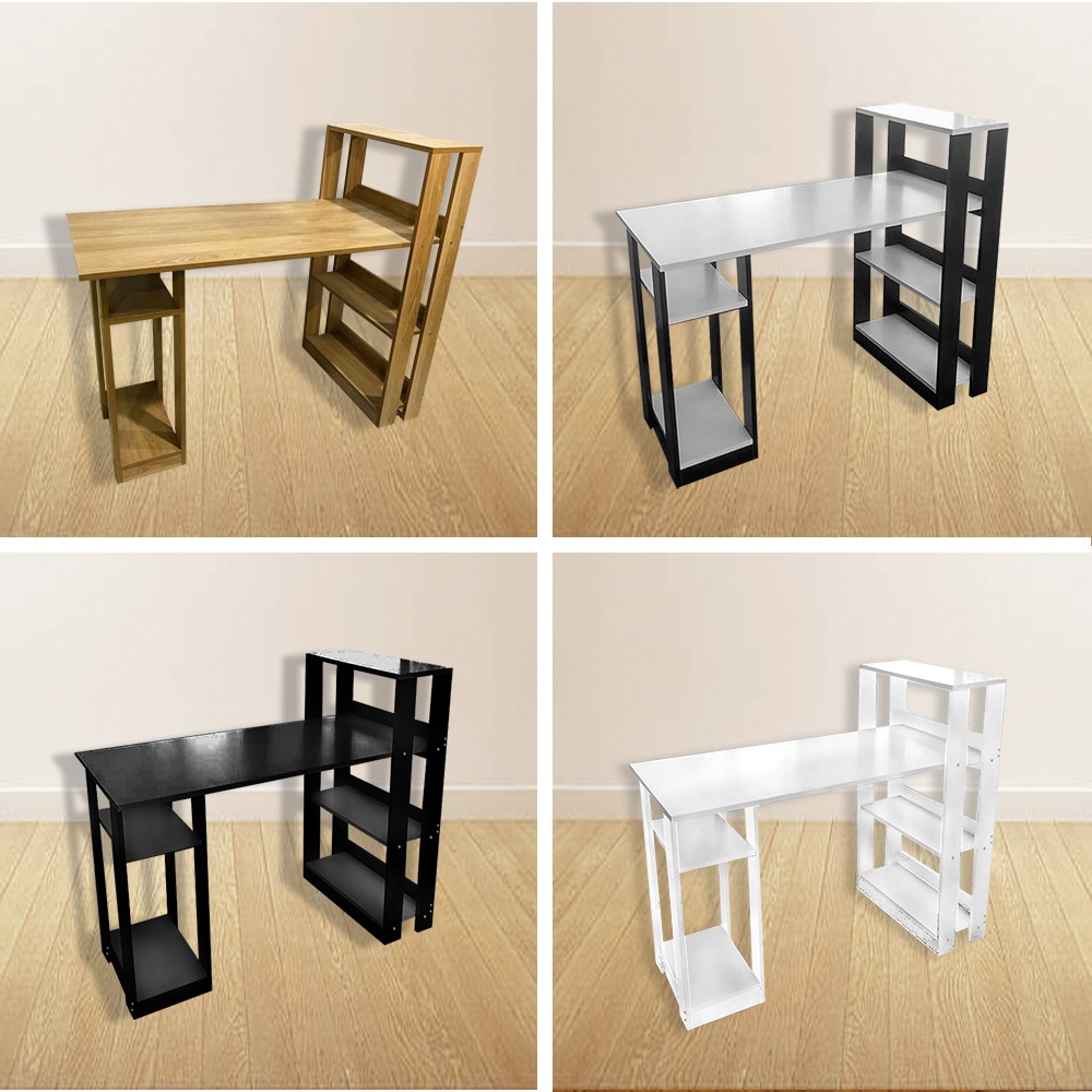 Bàn làm việc kèm giá sách lắp ráp tiện lợi, sale giá trực tiếp tại xưởng Ngọc Diệp Decor | BigBuy360 - bigbuy360.vn