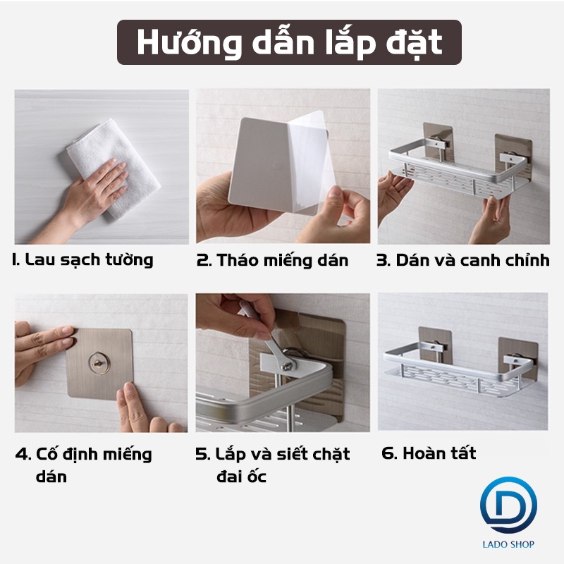 Miếng dán vít dài thay thế kệ nhà bếp nhà tắm 5217/5216