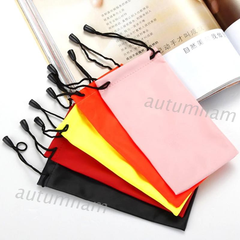 AUTU Waterproof Drawstring Pouch Bag Case For Sunglass Glasses Cellphone MP3 Camera