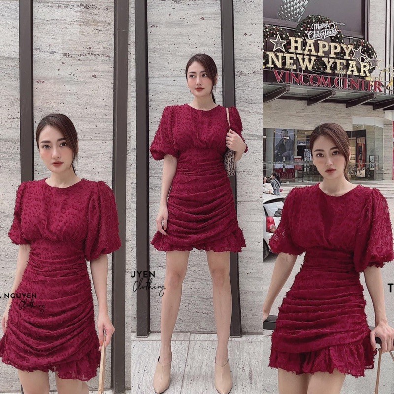 VÁY VOAN PHẨY DÚM SƯỜN ĐUÔI CÁ | BigBuy360 - bigbuy360.vn