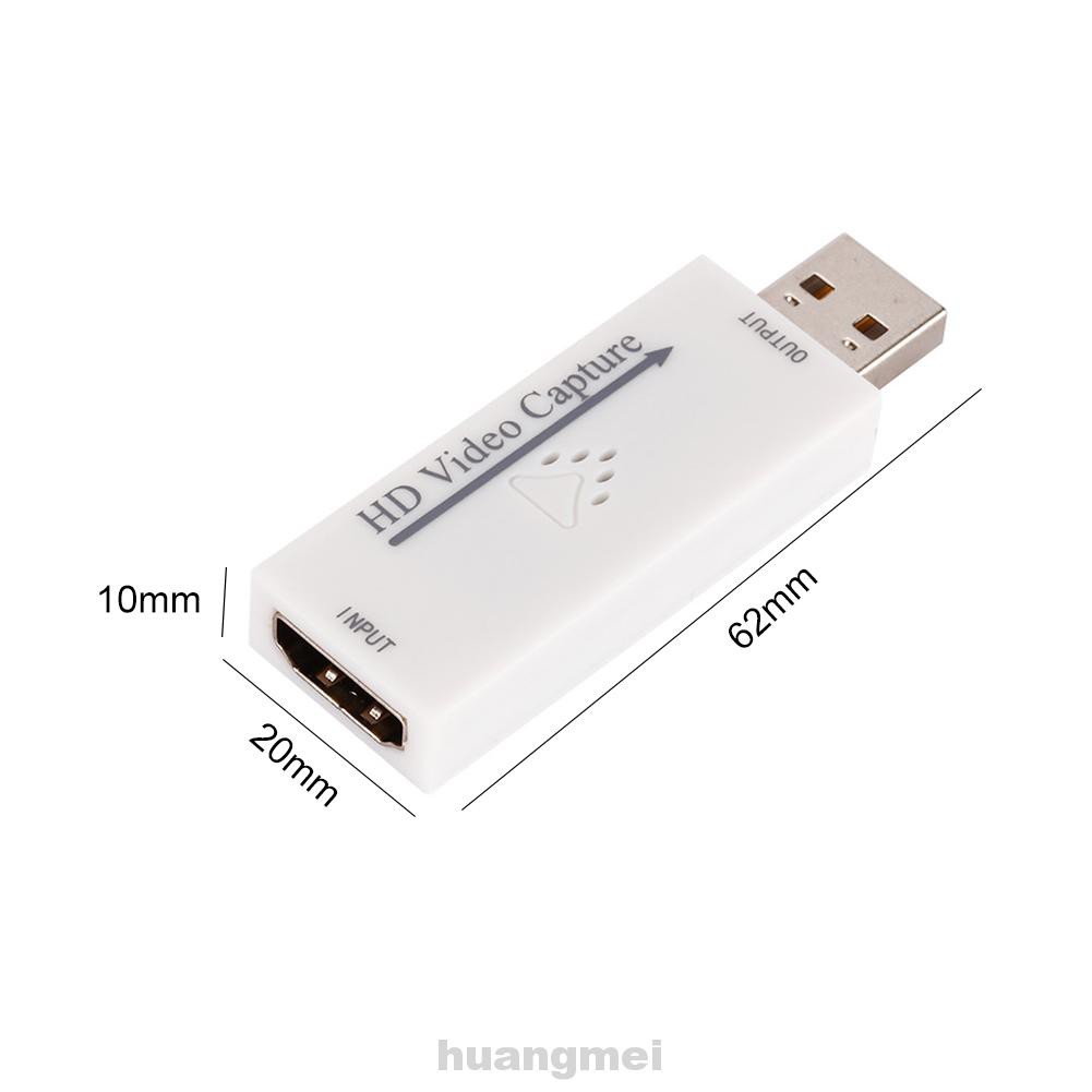 Teaching Portable HD 1080P Broadcast Gaming Audio Home Office Live Stream HDMI To USB 2.0 Video Capture Card