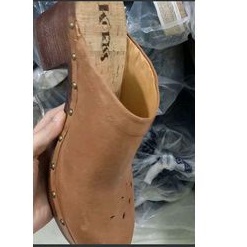 Giày da mộc nâu, chất bụi, xịn