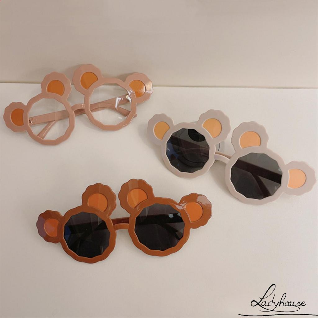 Kính mát hình chú gấu dễ thương vui nhộn cho bé