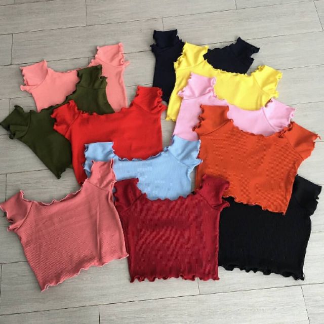 CROPTOP BẸT VAI CUỐN BIÊN | BigBuy360 - bigbuy360.vn