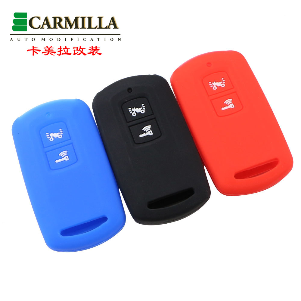 Vỏ Chìa Khóa Điều Khiển Từ Xa Bằng Silicone 2 Nút Cho Xe Máy Honda Vario 150