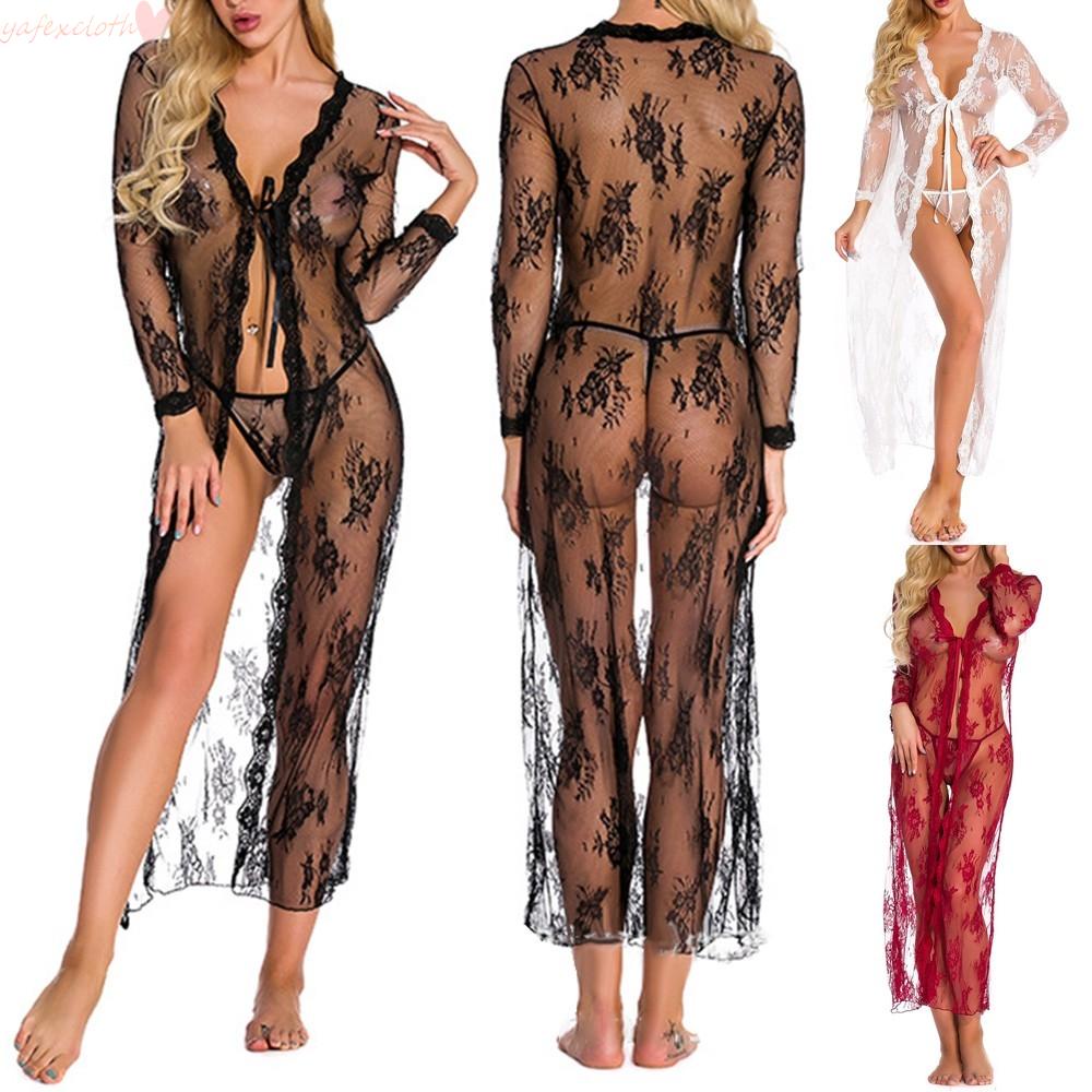 Áo choàng ngủ Kimono dáng dài cho phái nữ
 | BigBuy360 - bigbuy360.vn