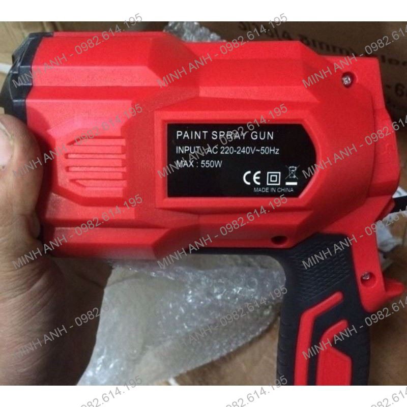 Súng phun sơn cầm tay dùng điện đẹp - 550W -  Hàng Nhập Khẩu - Chất Lượng Cao