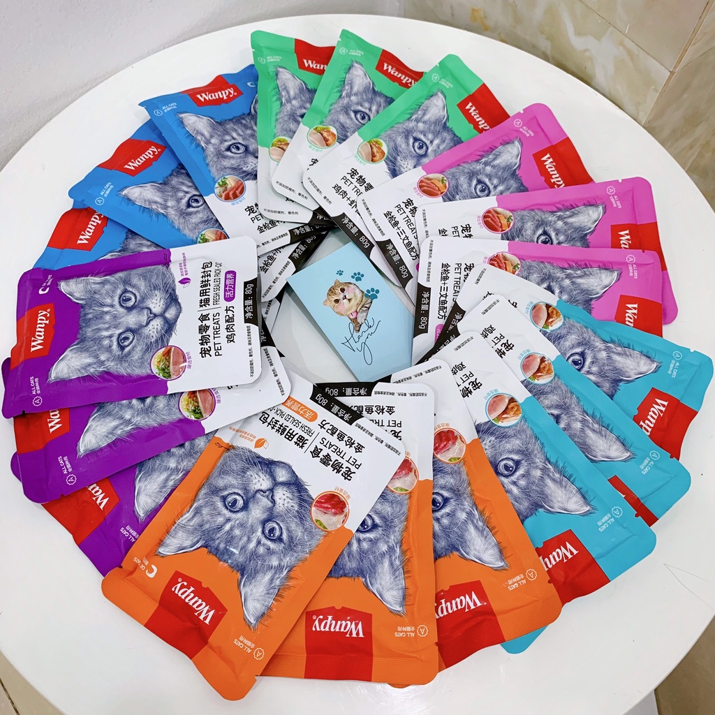 Set 12 Pate Wanpy Mix Ngẫu Nhiên
