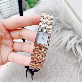 Đồng Hồ Nữ Citizen EX1304-51A Mặt Vuông Full Box ⚜️Hàng Authentic⚜️