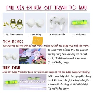 Tranh sơn dầu số hóa mã BH1009S
