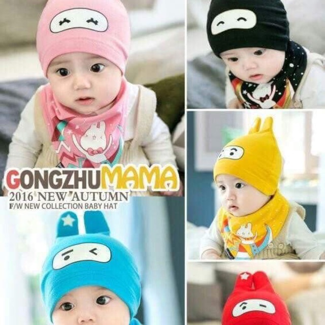 Set khăn mũ 