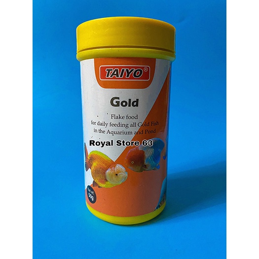 Gold Taiyo (50gram) thức ăn cho Cá Ranchu (Dạng Lá)