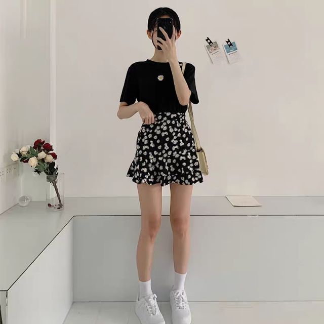Set váy + áo hoa cúc ( feedback ở cuối)