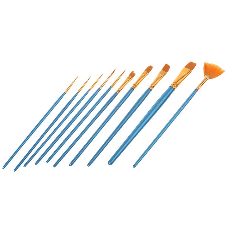 ✿ Set 10 Cọ Vẽ Màu Nước Chuyên Nghiệp