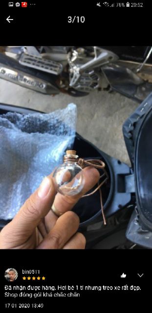 Lọ tinh dầu treo xe ô tô Leviter