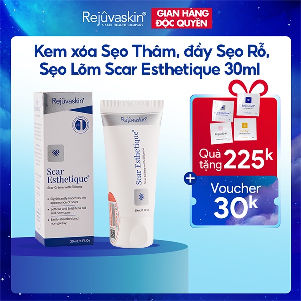 Kem Xóa Sẹo Thâm / Rỗ / Lõm Scar Esthetique Rejuvaskin 30ml