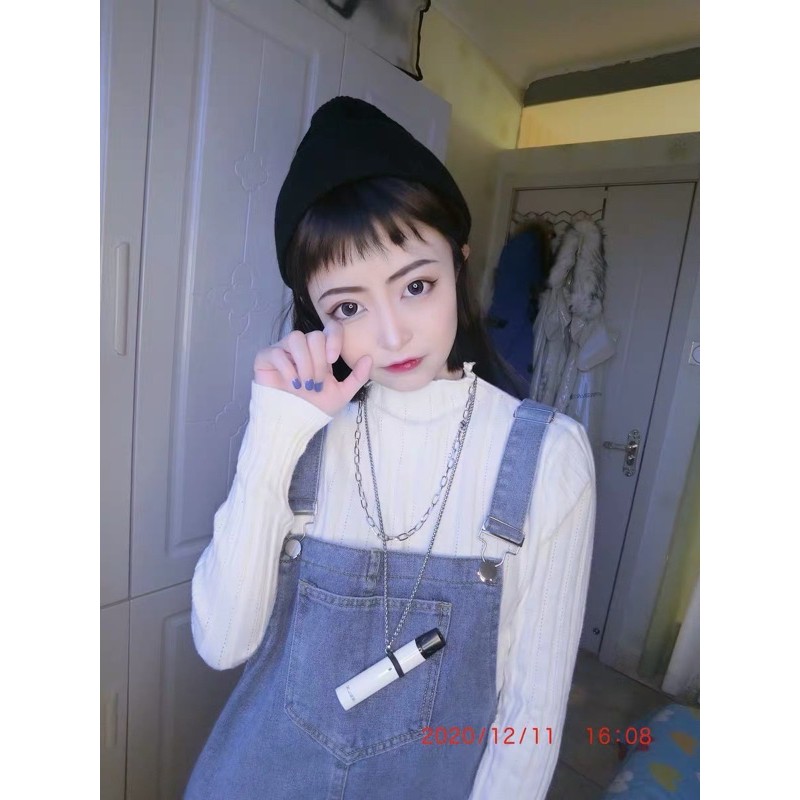 [KÈM ẢNH THẬT + SẴN] yếm váy bò túi ngực ulzzang hàn quốc | BigBuy360 - bigbuy360.vn