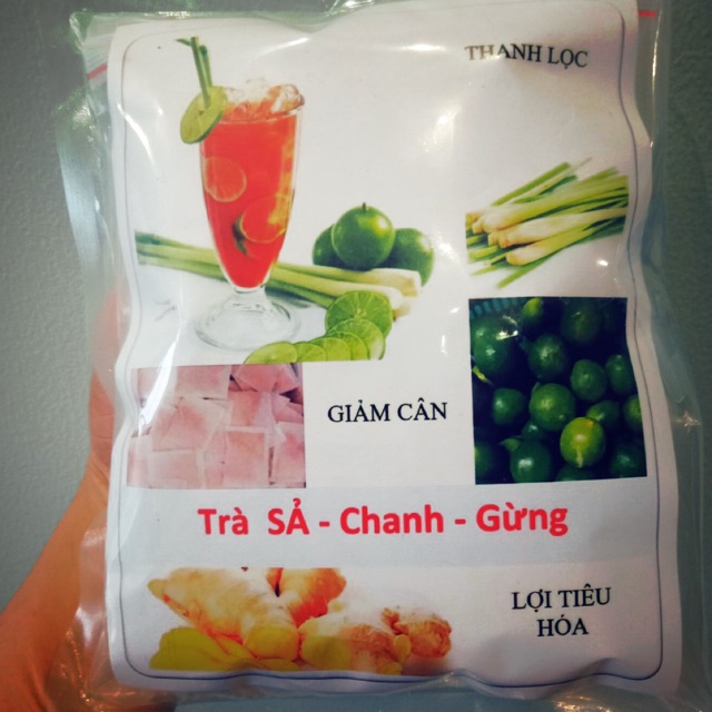 Trà giảm cân Sả- Chanh - Gừng ( không cần ăn kiêng. Đẹp da. Đẹp  | BigBuy360 - bigbuy360.vn