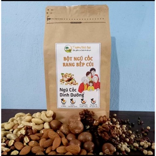 Bột ngũ cốc dinh dưỡng & ngũ cốc lợi sữa, rang bếp củi