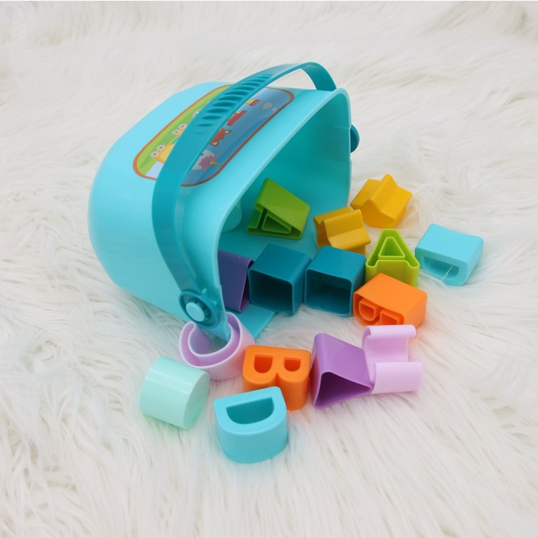 [ẢNH THẬT + VIDEO] Đồ chơi thả hình khối và chữ cho bé Toys House