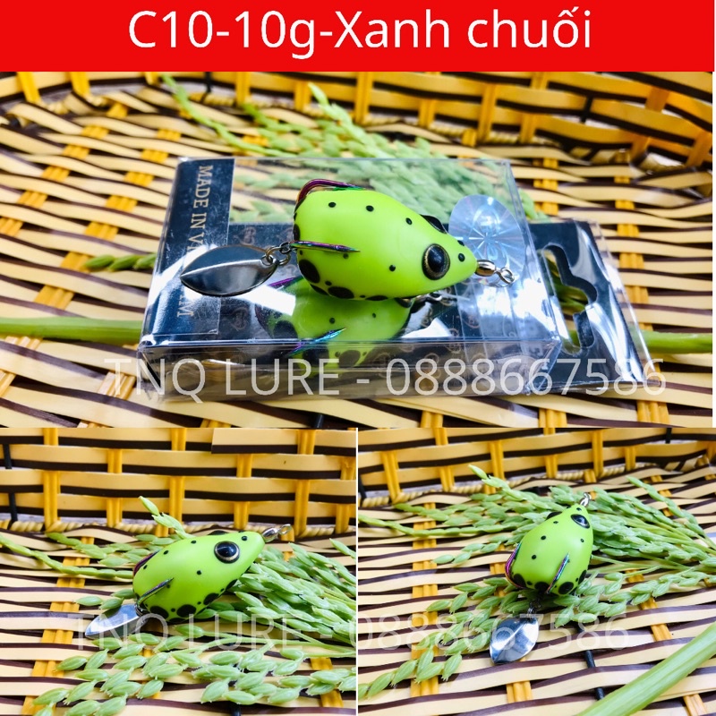 Mồi câu lure nhái hơi TNQ C10 - 10g - Action chìm