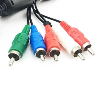 Dây cáp AV Video-Audio HD Component cho SONY PS2 PS3 Slim