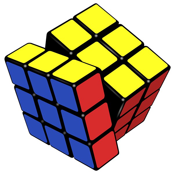 Rubik 3x3 khối lập phương,phát triển trí tuệ cho bé.