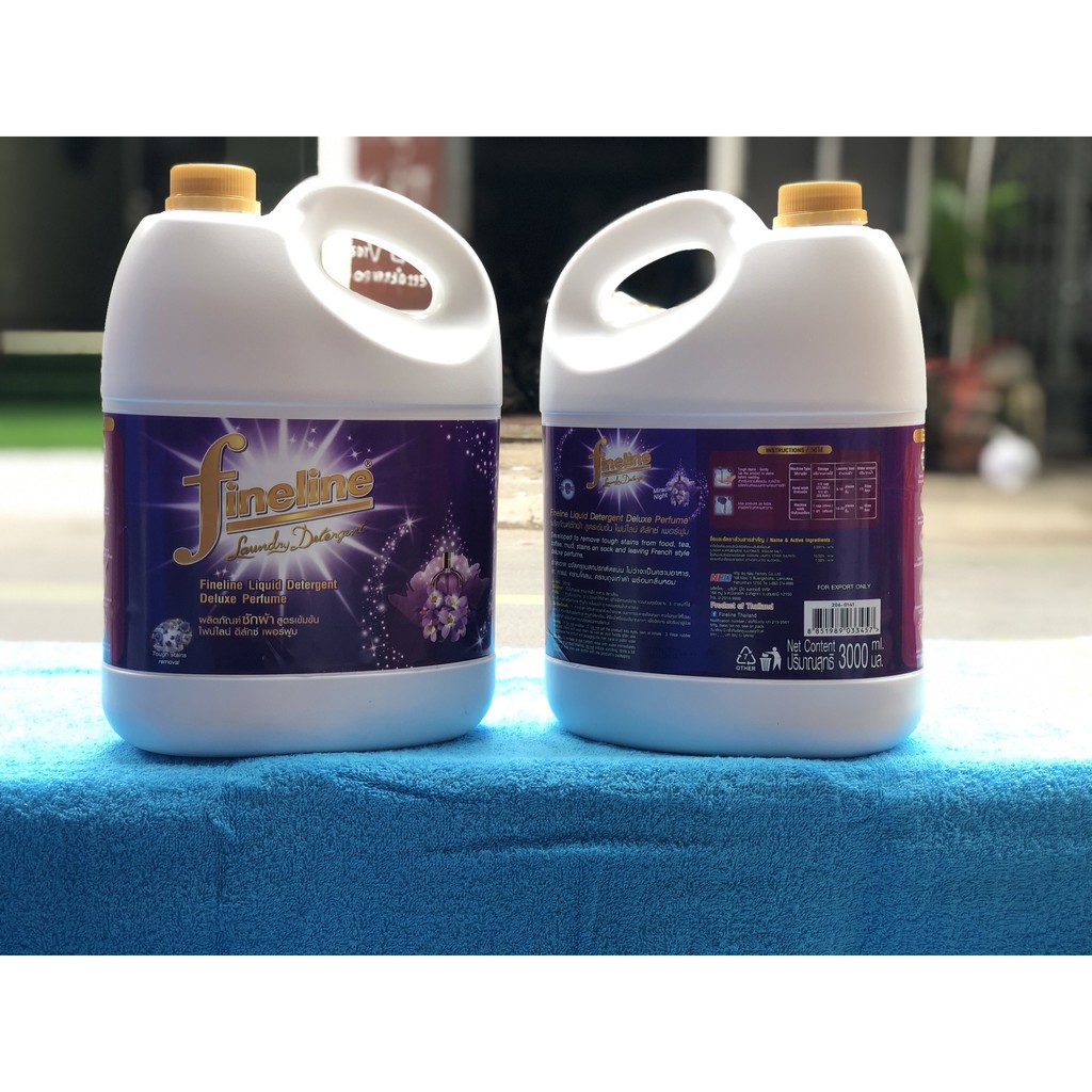 MƯỚC GIẶT XẢ QUẦN ÁO FINELINE THÁI LAN 3000ml
