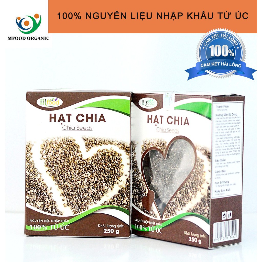 Hạt Chia Đen MFOOD Black Bag Chia 250g
