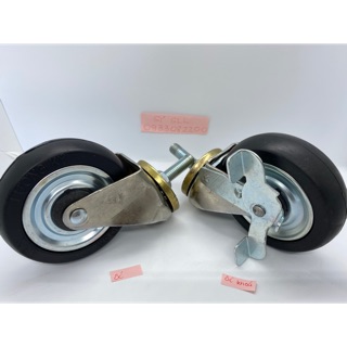 Bộ 4 cái - Bánh xe đẩy 8F ốc, ốc khoá