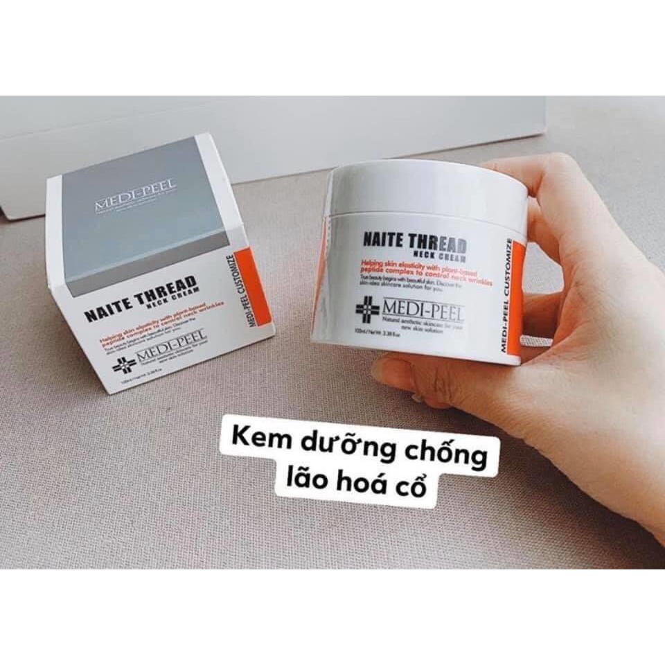 Kem xoá nhăn nâng cơ Medipeel Naite Thread Neck Cream 100ml
