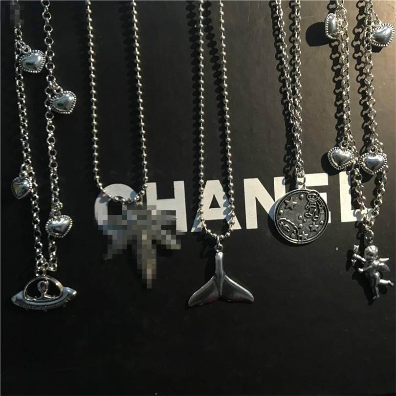 Dây Chuyền Phong Cách Harajuku Hàn Quốc Cổ Điển 12360 Dành Cho Nam Nữ