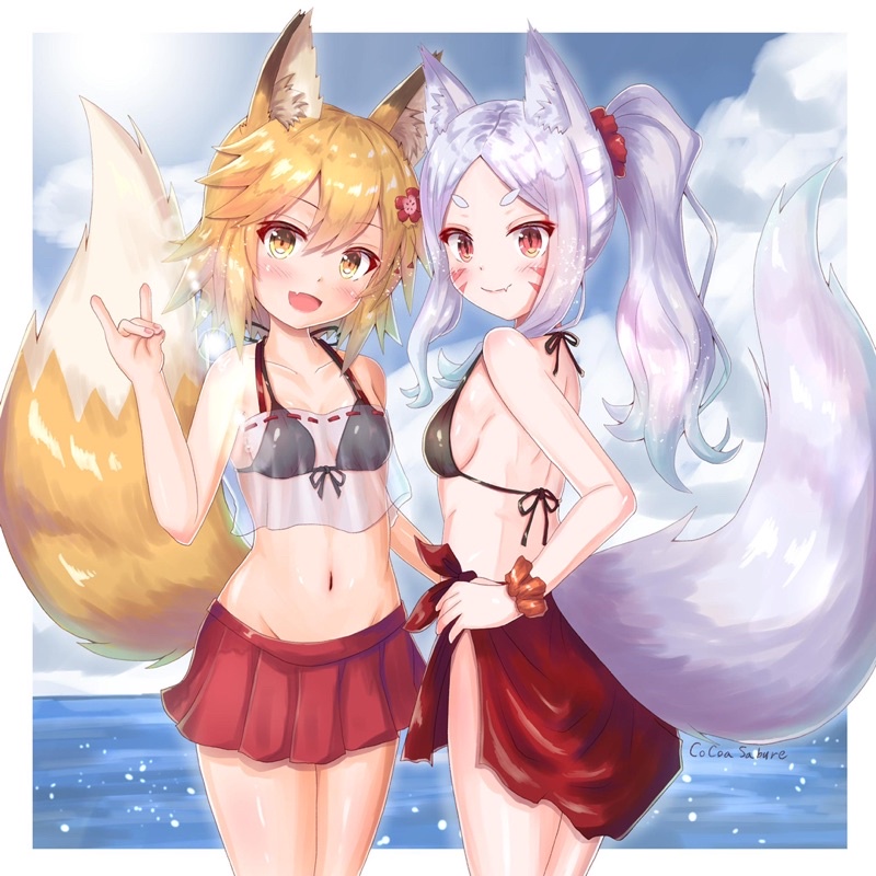 Tranh ảnh treo sewayaki kitsune no senko-san 3-6 tấm khác nhau/ poster senko -san