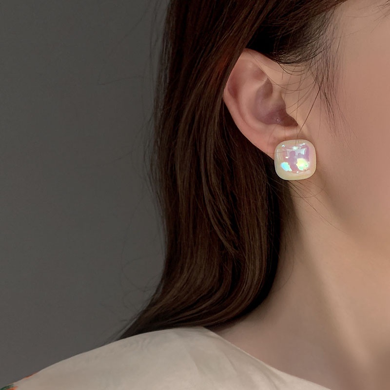 MOCHASHUĐôi khuyên tai dạng kẹp không xỏ phong cách Hàn Quốc thời trang dành cho nữ