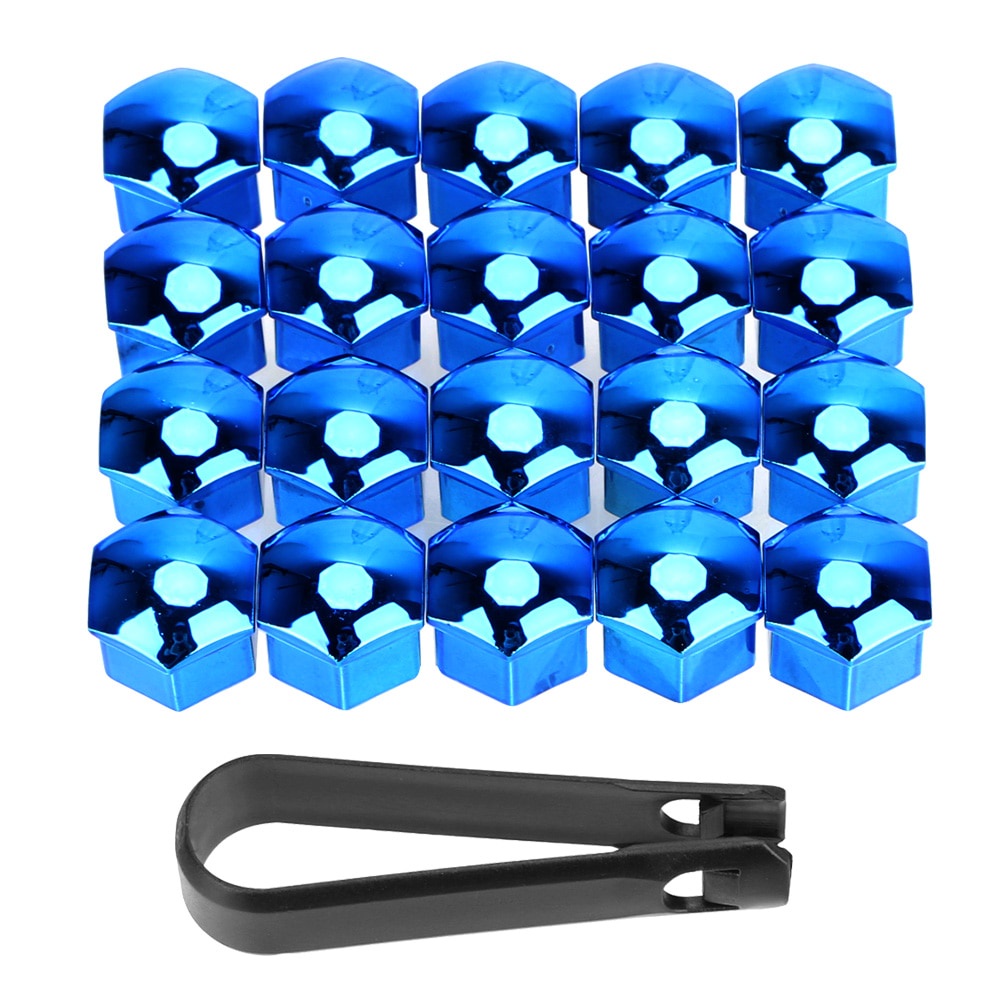 Bộ 20 Nắp Van Bánh Xe Hơi 19Mm Bằng Hợp Kim Nhôm Chống Rỉ