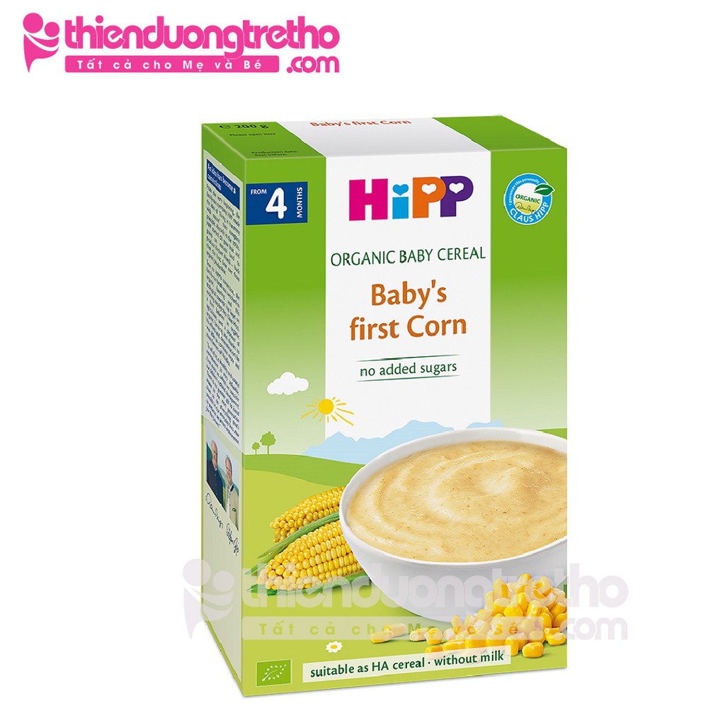 BỘT ĂN DẶM HIPP NGŨ CỐC BẮP NON 250G