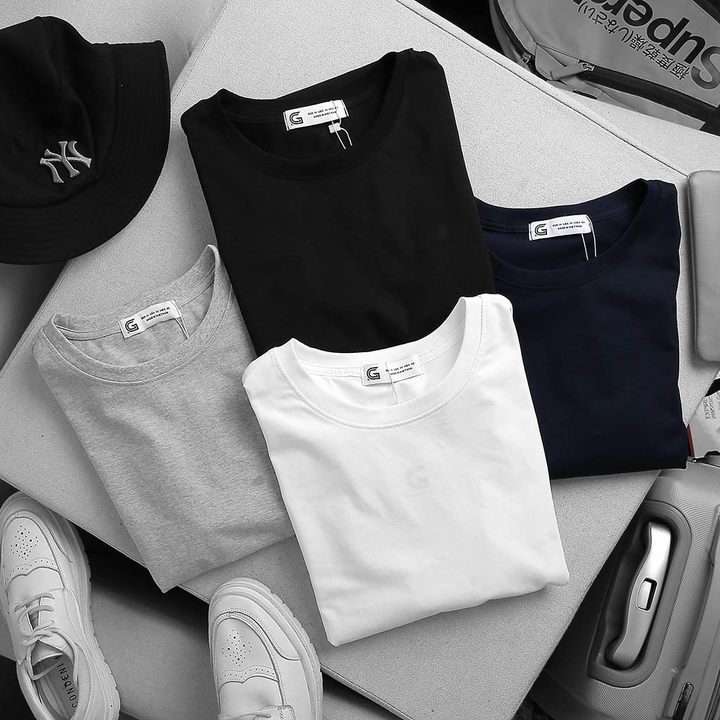 Áo Thun Nam TRƠN G COTTON MỊN [XỊN] G431 | BigBuy360 - bigbuy360.vn