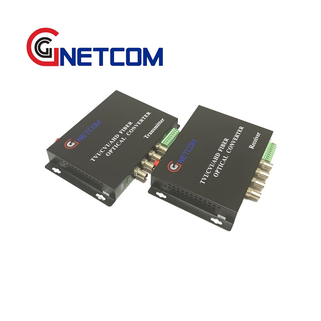 Bộ Chuyển Đổi Video Sang Quang 4 Kênh 1080P (2Mp) + 1 Ch Reverse Rs485 Data  Gnetcom Hl-4V1D-20T/R-1080P | Shopee Việt Nam