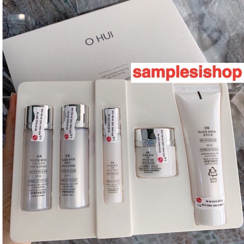 Set Dưỡng Trắng Da Ohui Extreme White Mini Có Tem date 2024